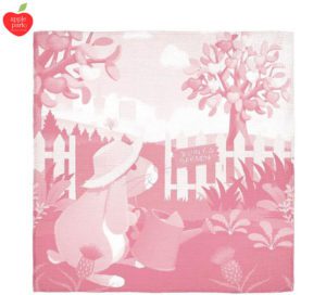 Bunny Jacquard Muslin Blanket - Apple Park