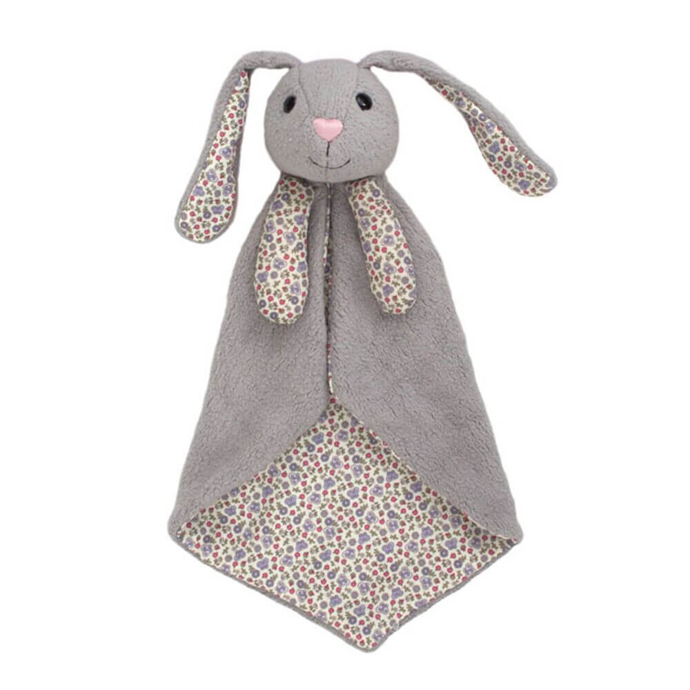 Bunny Toy Patterned Blankie - Apple Park - The Bush Babies Collection