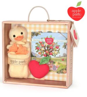 Ducky Blankie, Book and Rattle Gift Crate