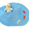 Ducky Toy Finger Puppet & Rattle Blankie