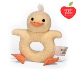 Ducky Soft Rattle and Teether - Apple Park