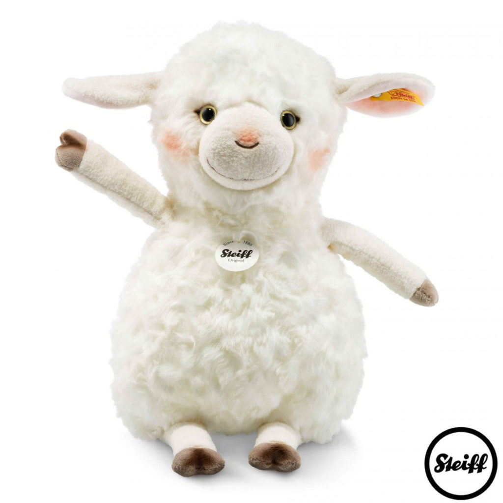 Happy Farm Lambaloo Lamb Soft Toy - Steiff Babyworld - Cream, 35cm
