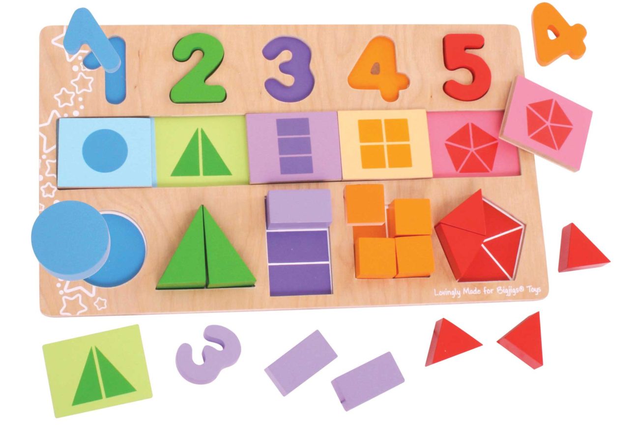 My First Fractions Puzzle - Bigjigs Toys