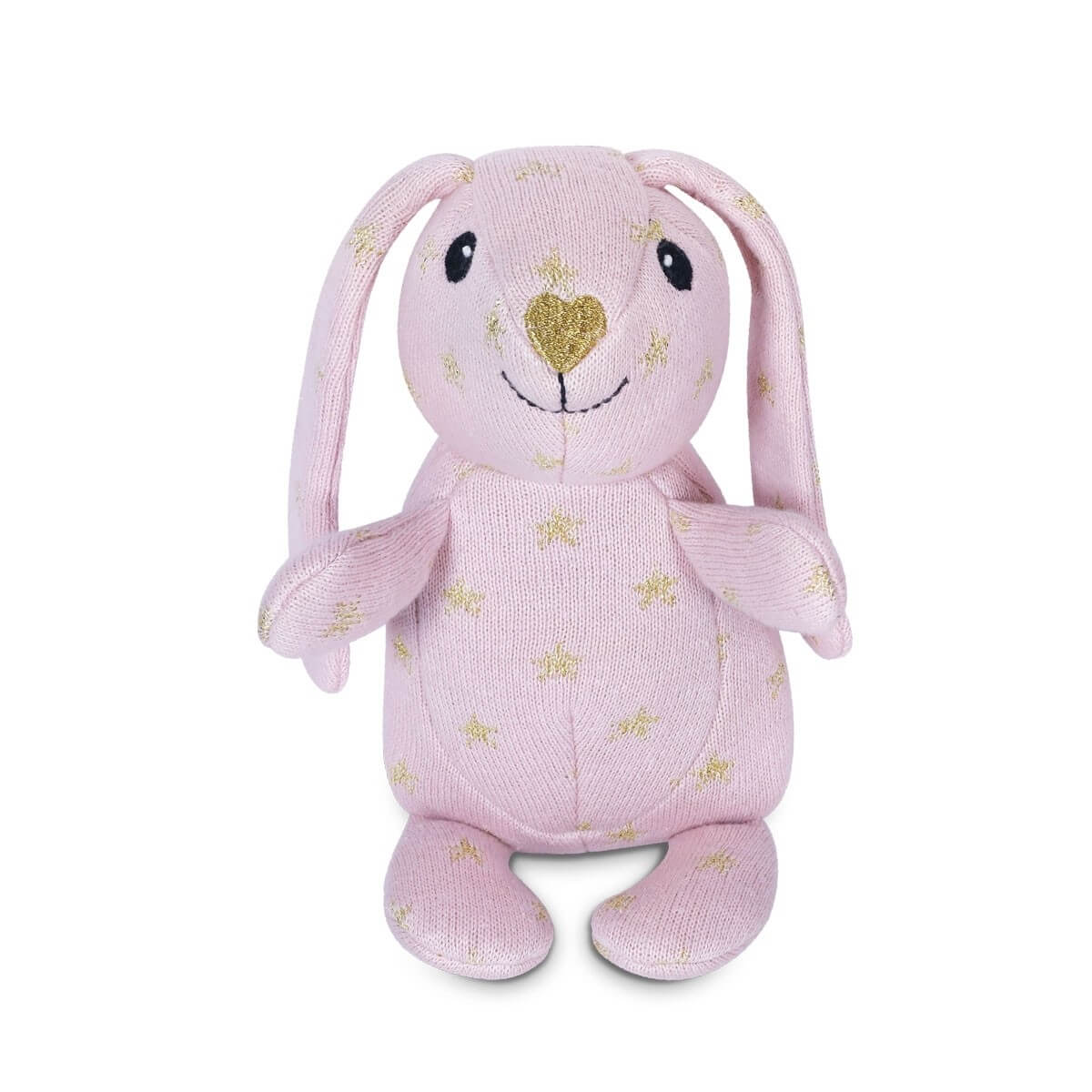 Sparkle Knit Patterned Bunny Plush Toy - Apple Park