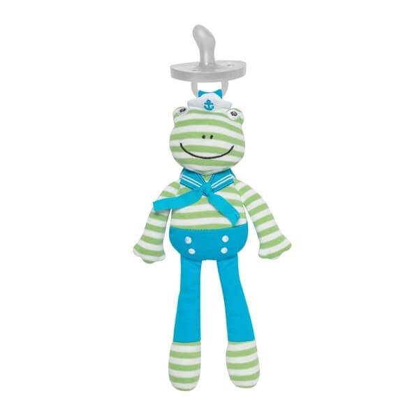 Skippy the Frog - Organic Pacifier Buddies - Apple Park