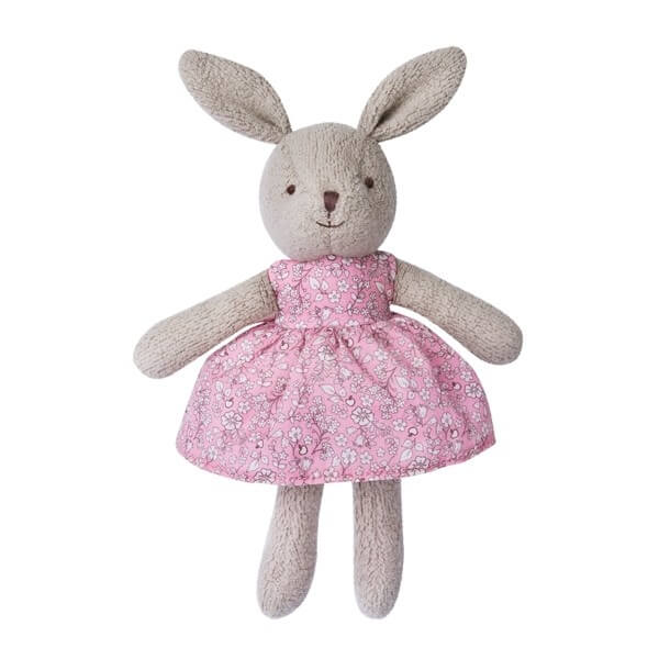 Little Grey Bunny Plush Toy - Apple Park - The Bush Babies Collection