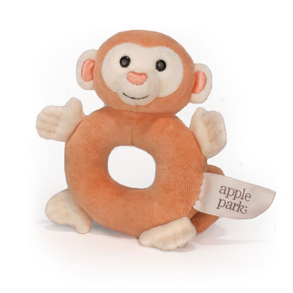 Monkey Soft Rattle - Apple Park