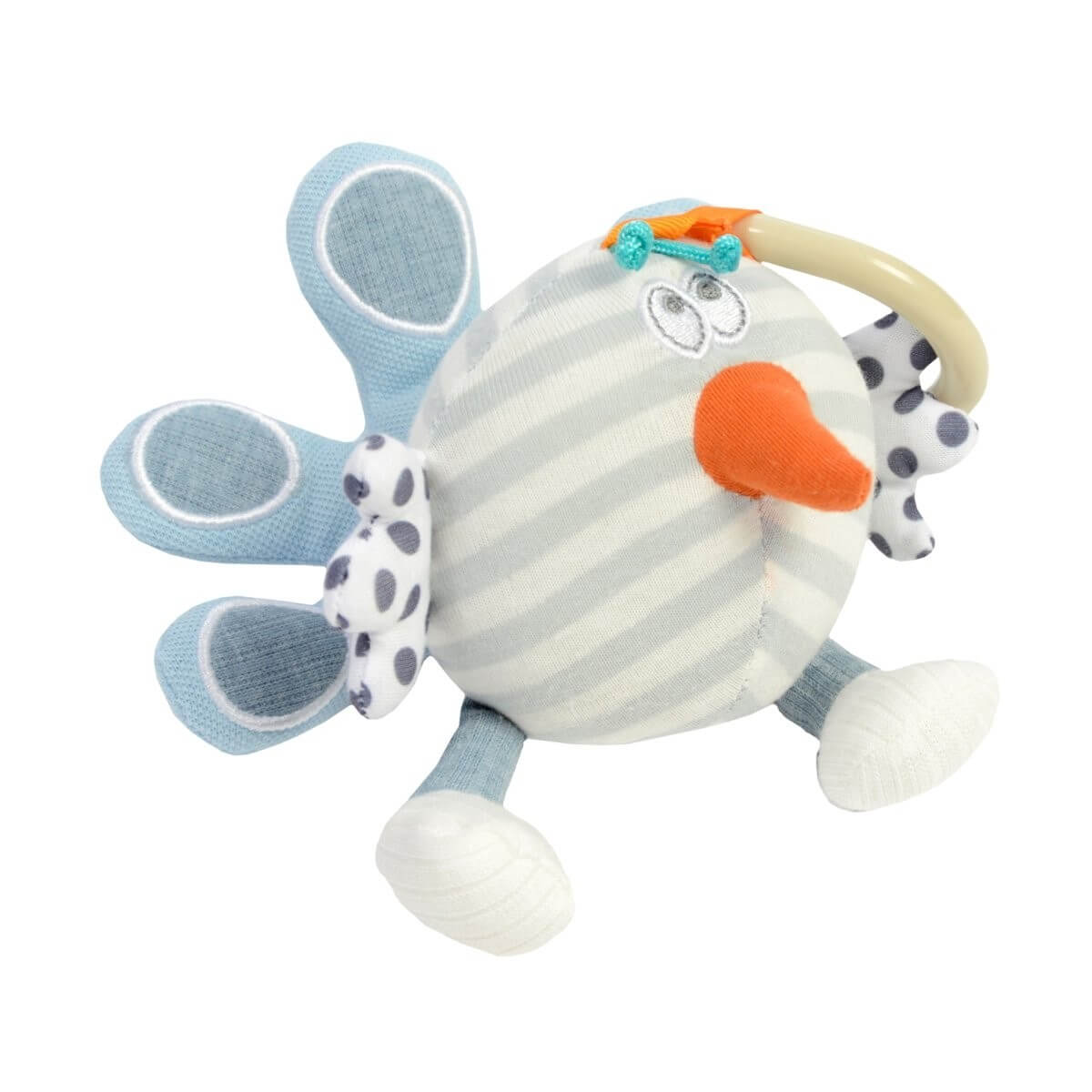 Baby Shaker Peacock Plush - Dolce Toys
