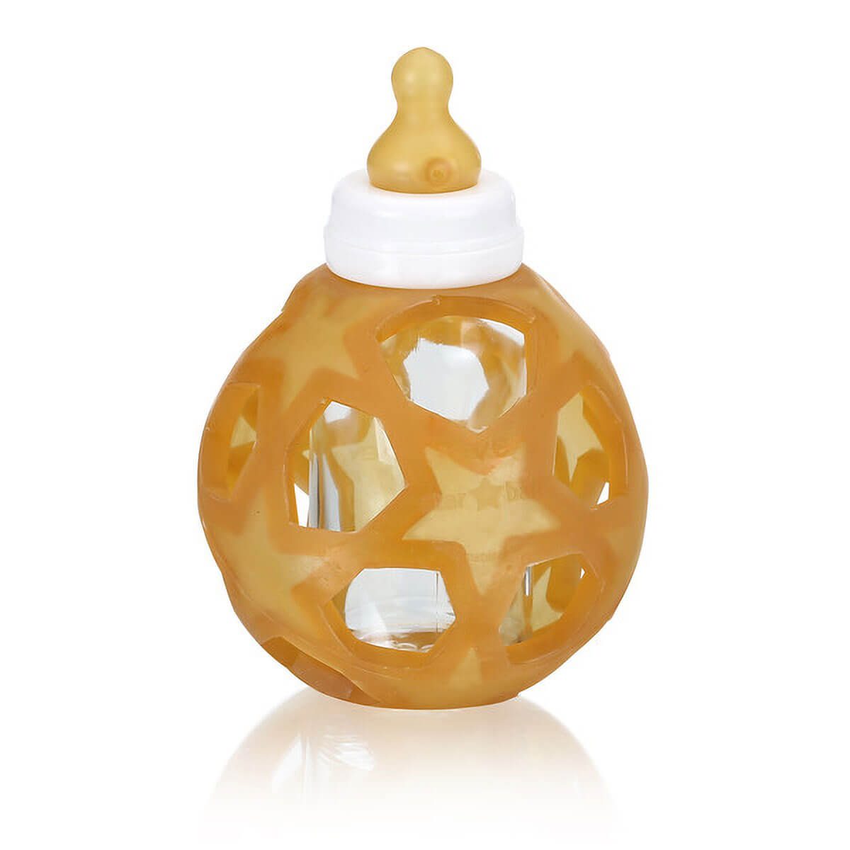 Glass Bottle with Star Ball, 120ml - Hevea