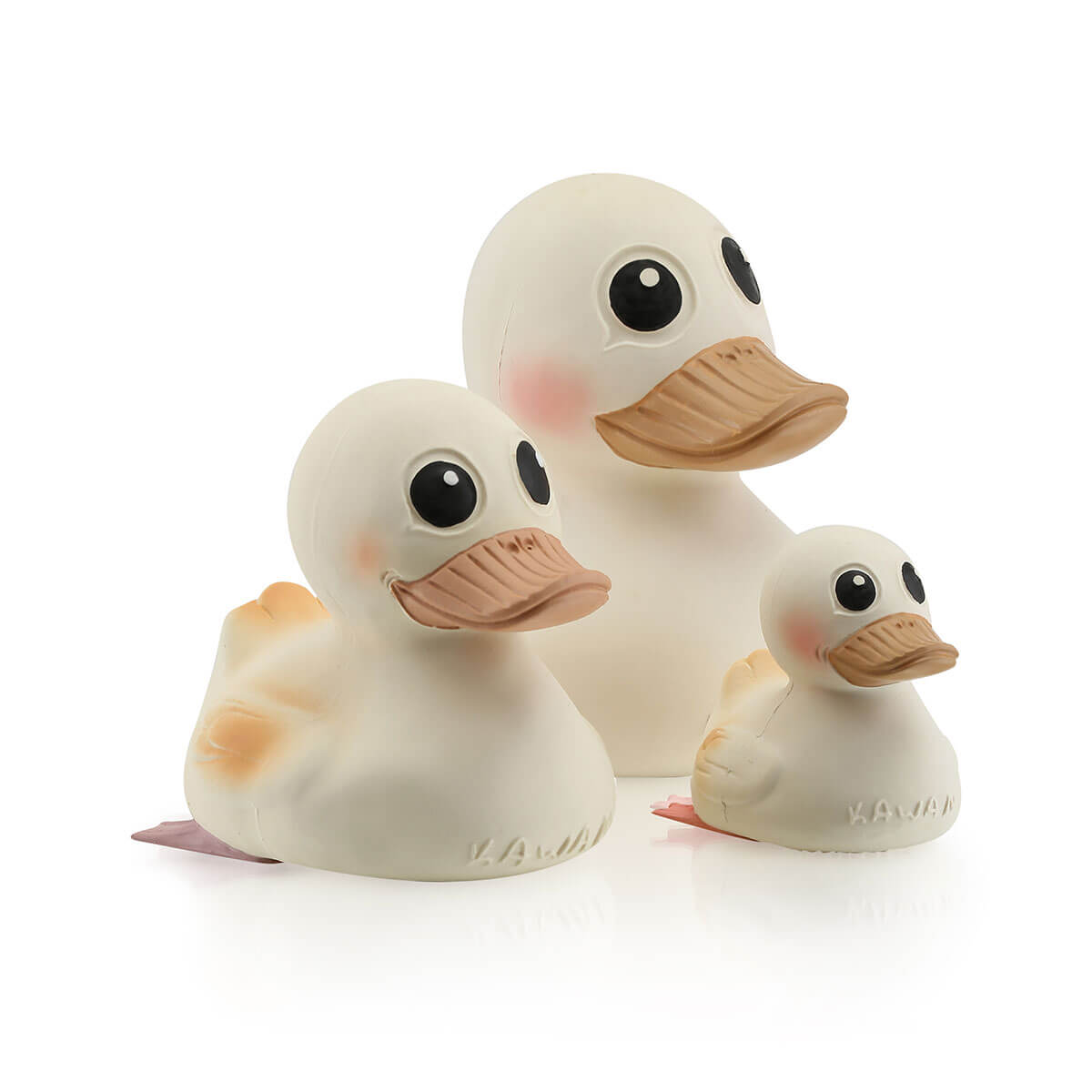Kawan Duck - Family - Natural Rubber Toy - Hevea