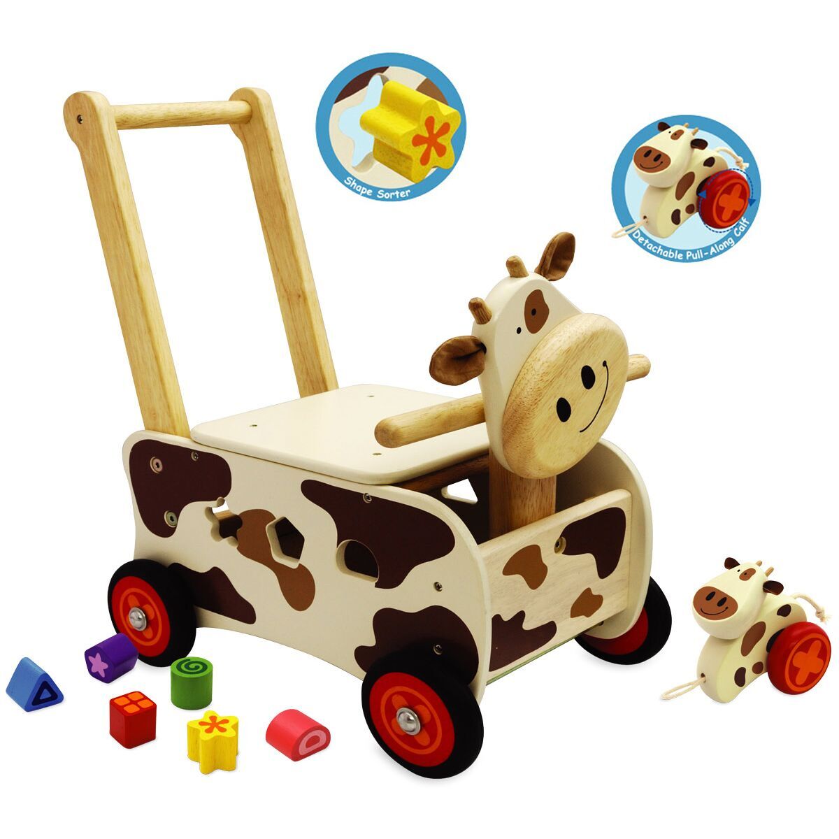 Walk and Ride Cow Sorter - I'm Toy