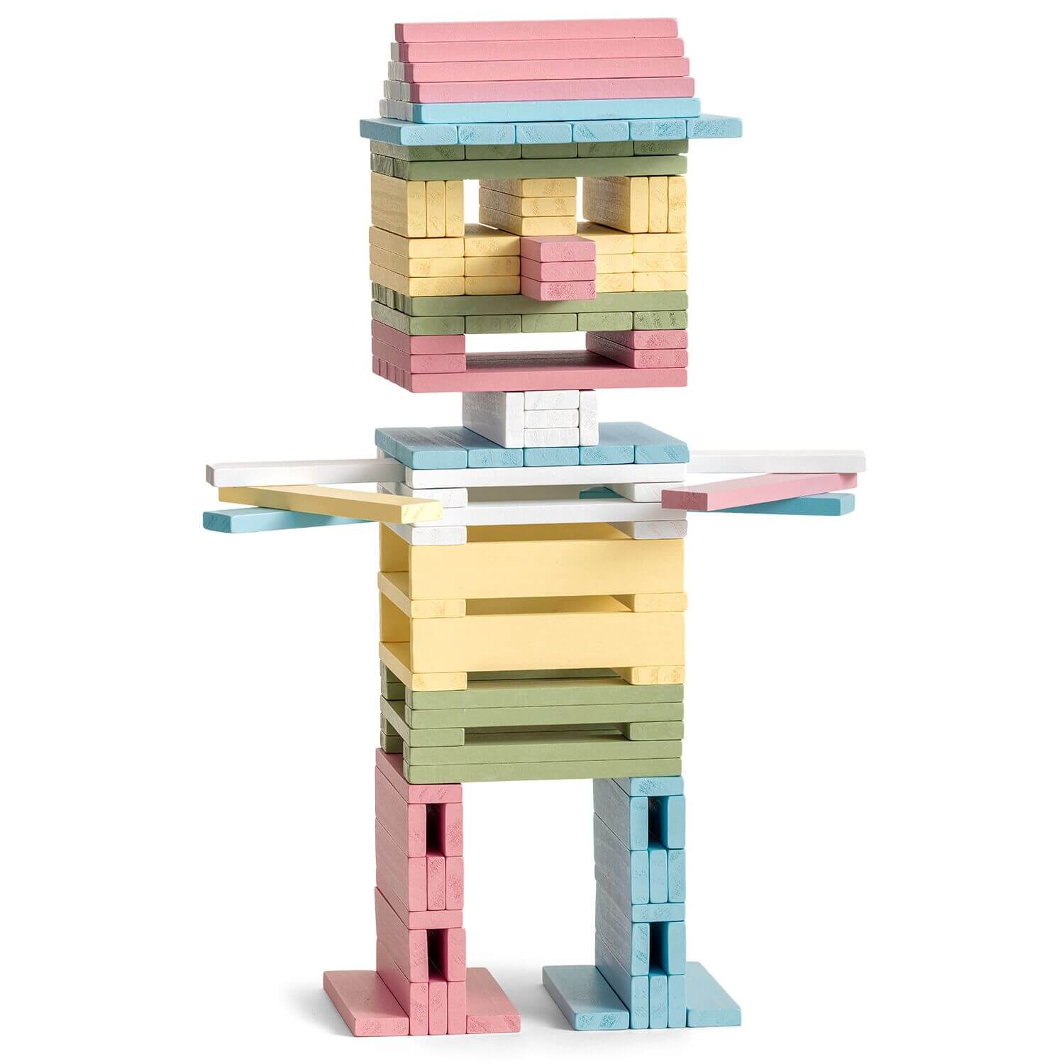 Building Rods - 150 pieces - Pastel - Micki Leksaker