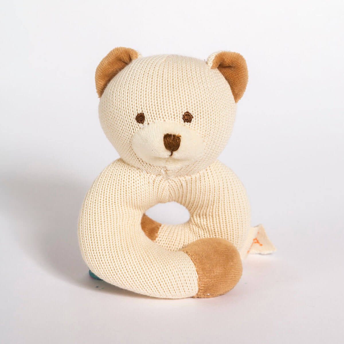 Bear Knitted Rattle Teether - MiYim