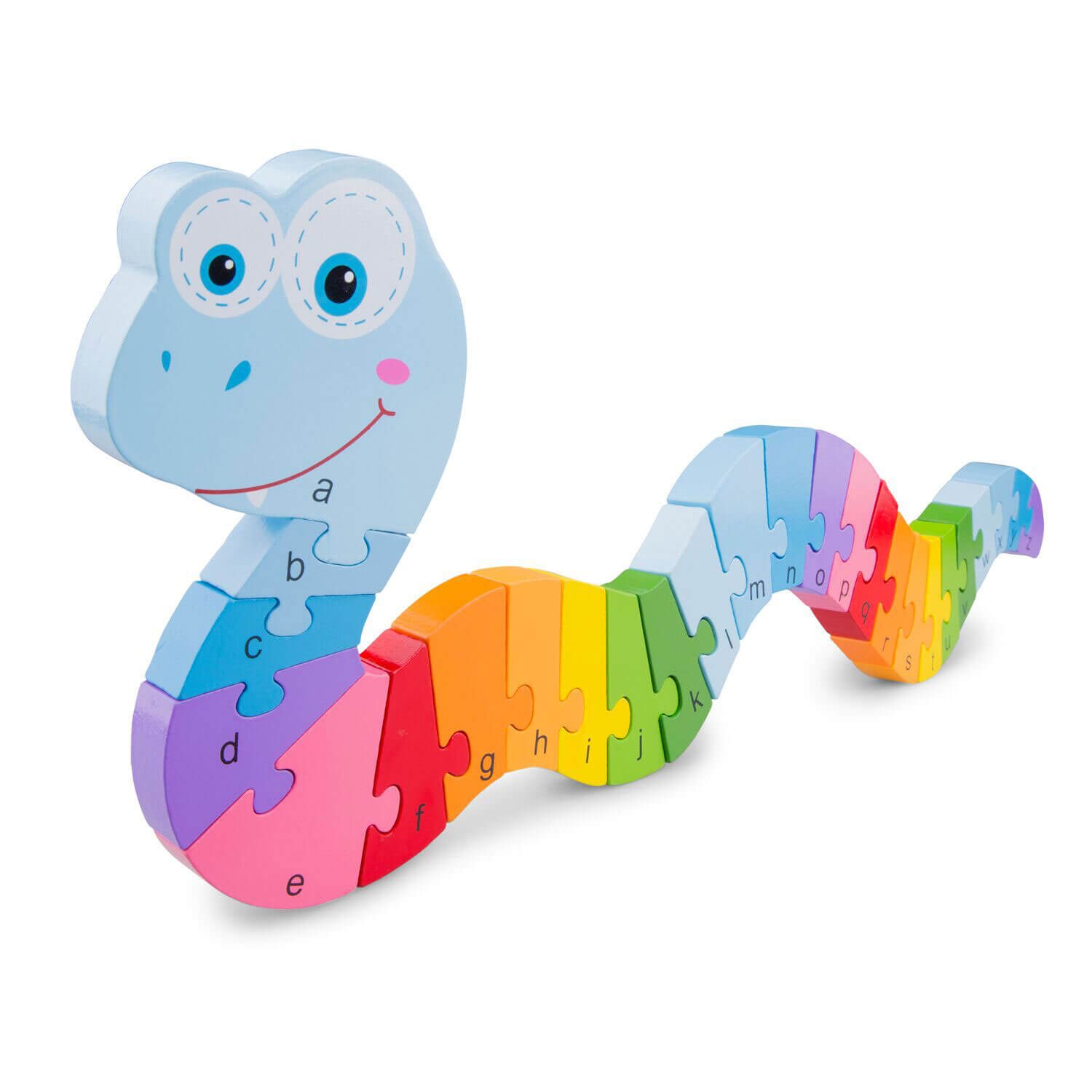 Alphabet Snake Puzzle - Rainbow Serpent Puzzle - New Classic Toys