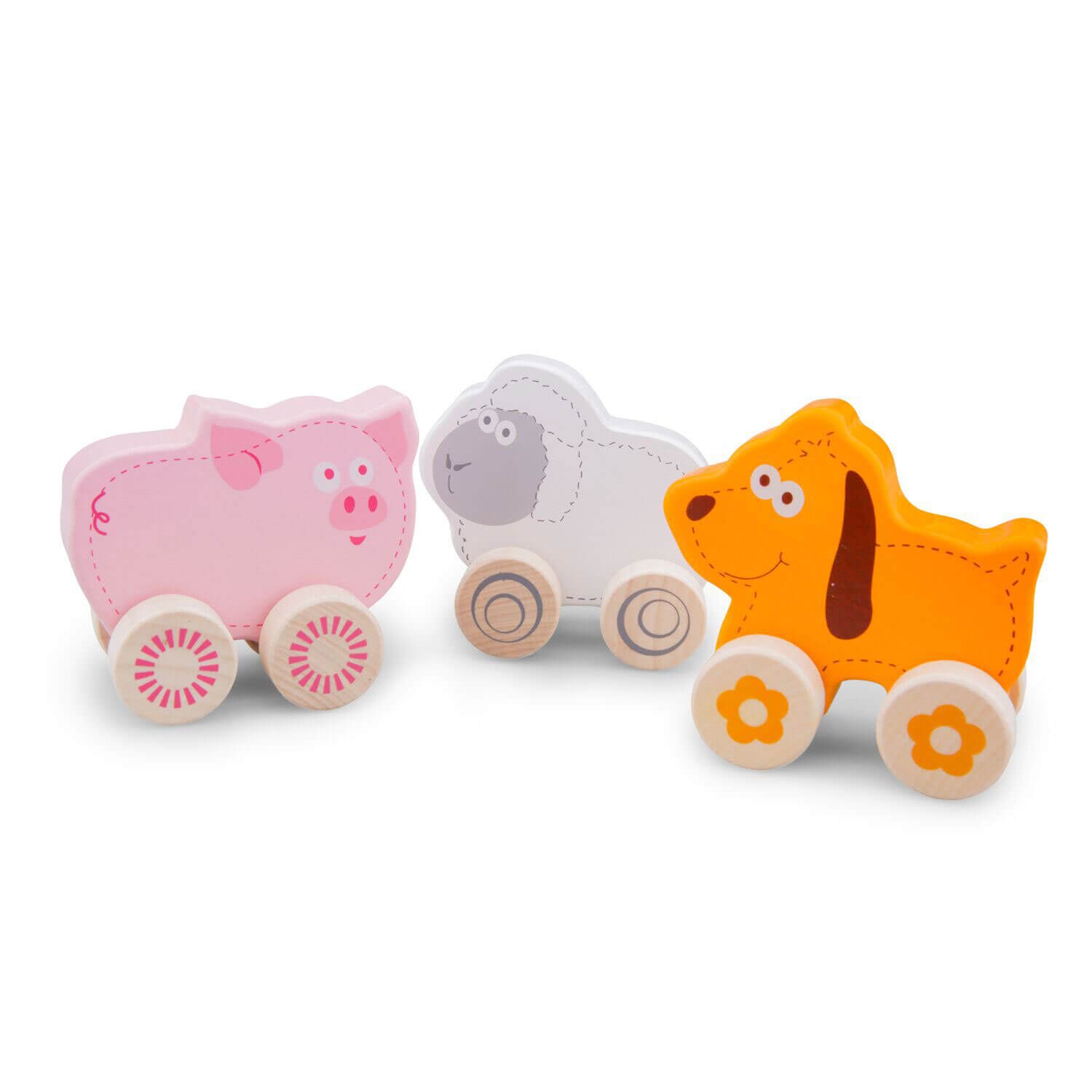 Wheelie Farm Animals - New Classic Toys